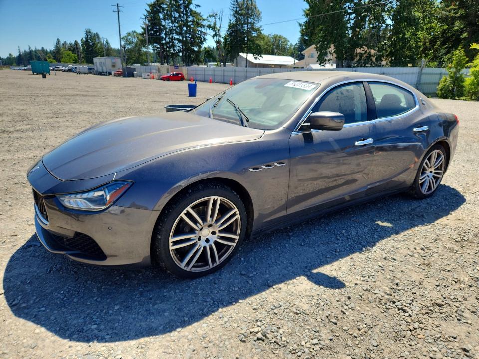 2014 Maserati Ghibli მანქანა იყიდება აუქციონზე, vin: ZAM57RTA7E1113595, აუქციონის ნომერი: 55231836