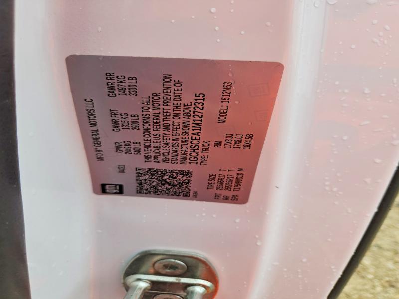 2021 Chevrolet Colorado მანქანა იყიდება აუქციონზე, vin: 1GCHSCEA1M1272315, აუქციონის ნომერი: 54196716