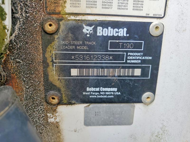 Продаж на аукціоні авто 2005 Bobcat T109, vin: 531612338, номер лоту: 54462076