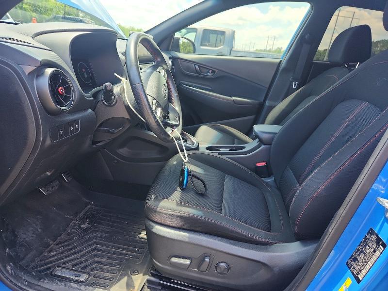2022 Hyundai Kona მანქანა იყიდება აუქციონზე, vin: KM8K33A37NU805273, აუქციონის ნომერი: 53341526