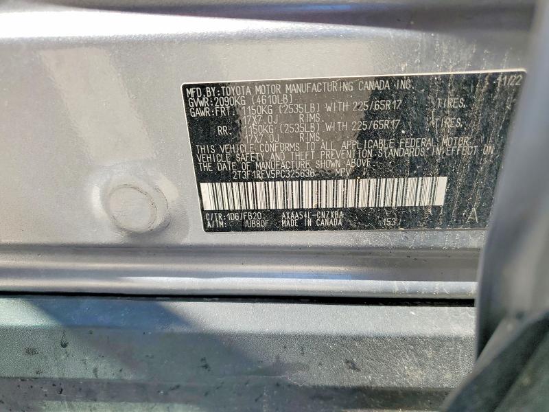 Aukcja sprzedaży 2023 Toyota Rav4, vin: 2T3F1RFV5PC325636, numer aukcji: 51585036