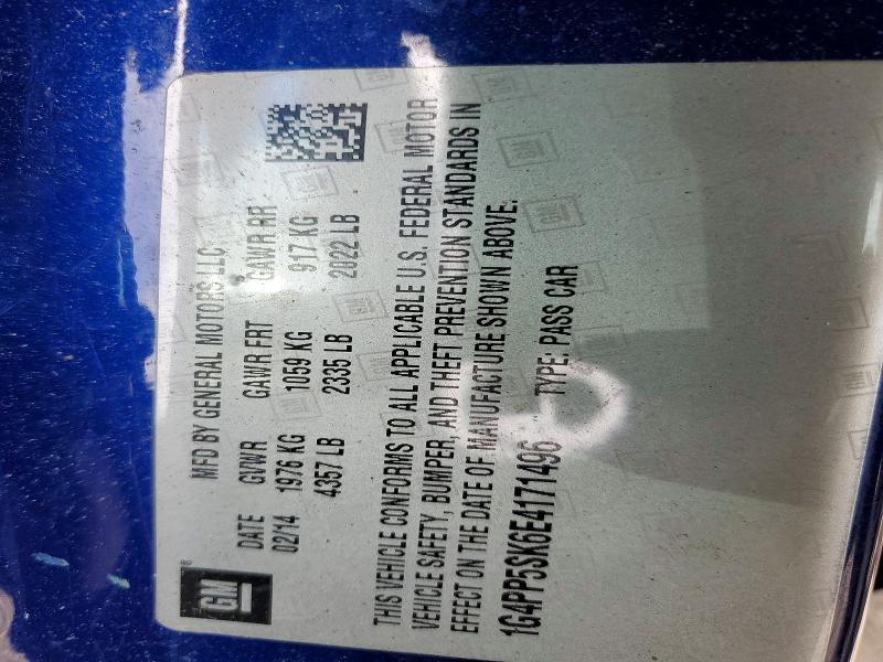 Aukcja sprzedaży 2014 Buick Verano, vin: 1G4PP5SK6E4171496, numer aukcji: 52691366