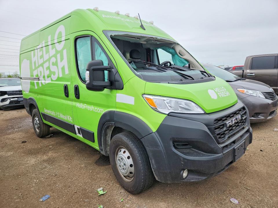 51962466 :رقم المزاد ، 3C6LRVBGXPE517714 vin ، 2023 Ram Promaster 1500 مزاد بيع