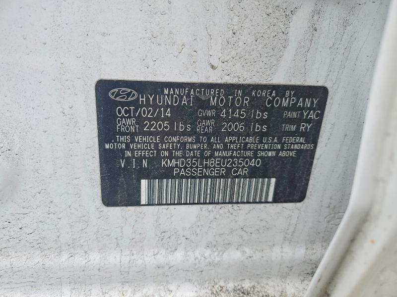 Продажа на аукционе авто 2014 Hyundai Elantra Gt, vin: KMHD35LH8EU235040, номер лота: 53963776