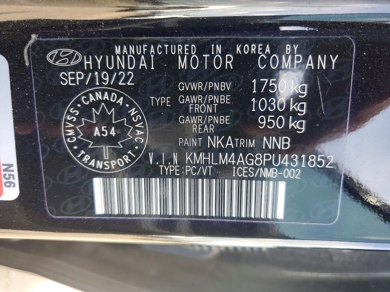 Aukcja sprzedaży 2023 Hyundai Elantra, vin: KMHLM4AG8PU431852, numer aukcji: 52012346