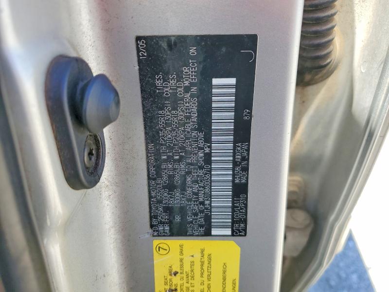 Aukcja sprzedaży 2006 Lexus Rx, vin: JTJHW31U860036710, numer aukcji: 53793746