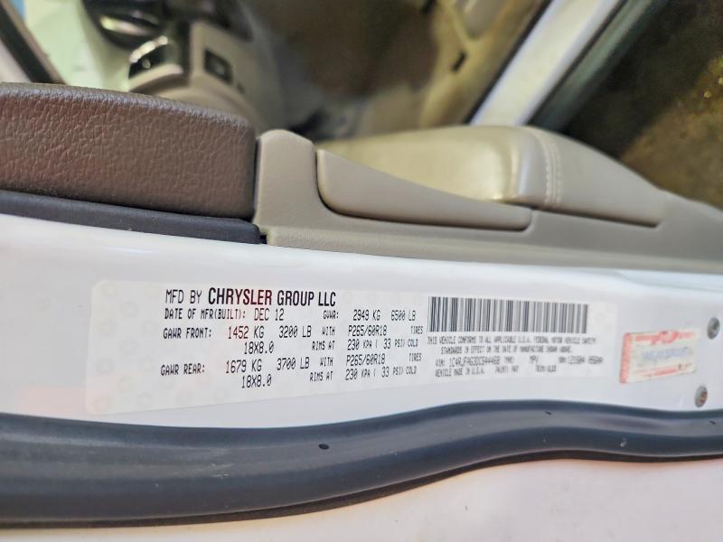 52328736 :رقم المزاد ، 1C4RJFAG3DC644468 vin ، 2013 Jeep Grand Cherokee مزاد بيع