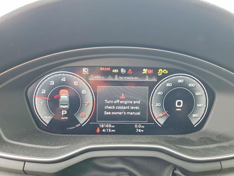 Продажа на аукционе авто 2020 Audi A4, vin: WAUFNAF4XLA039167, номер лота: 55008416