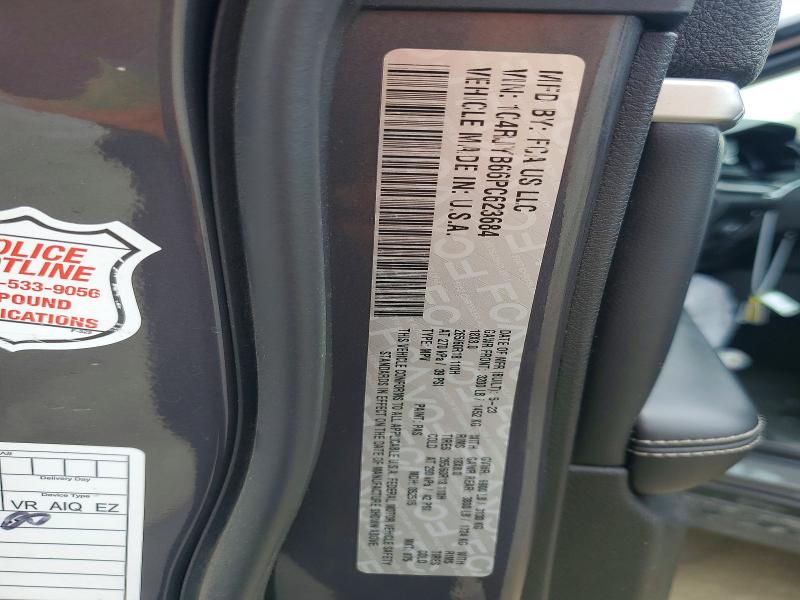 55147136 :رقم المزاد ، 1C4RJYB66PC623684 vin ، 2023 Jeep Grand Cherokee مزاد بيع