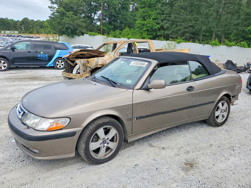 Продаж на аукціоні авто 2002 Saab 9-3, vin: YS3DF78K627015426, номер лоту: 51852656