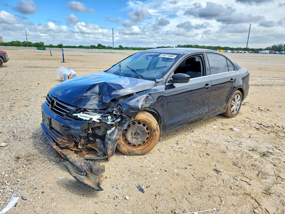 2017 Volkswagen Jetta მანქანა იყიდება აუქციონზე, vin: 3VW2B7AJ8HM329117, აუქციონის ნომერი: 54571666