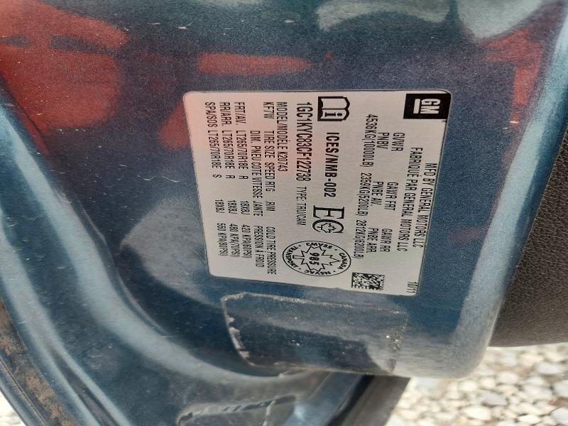 2012 Chevrolet Silverado მანქანა იყიდება აუქციონზე, vin: 1GC1KYC83CF122738, აუქციონის ნომერი: 53418506