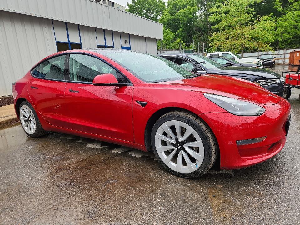 Продаж на аукціоні авто 2022 Tesla Model 3, vin: 5YJ3E1EA0NF287452, номер лоту: 52832636
