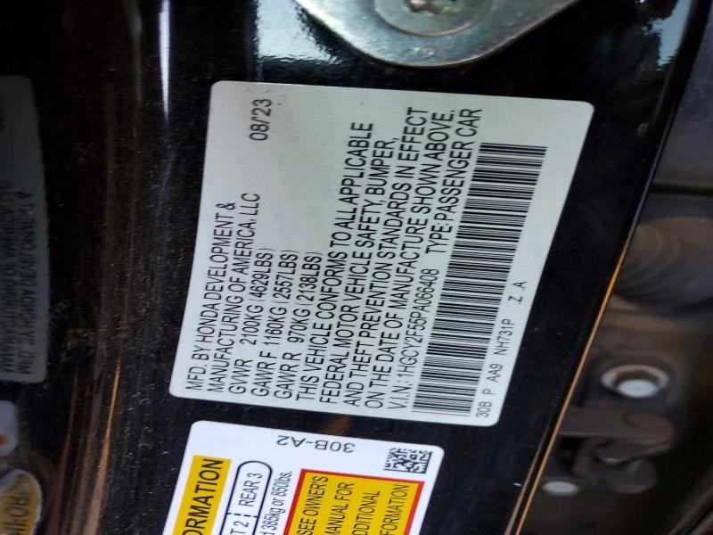 Продаж на аукціоні авто 2023 Honda Accord, vin: 1HGCY2F55PA066408, номер лоту: 53654826