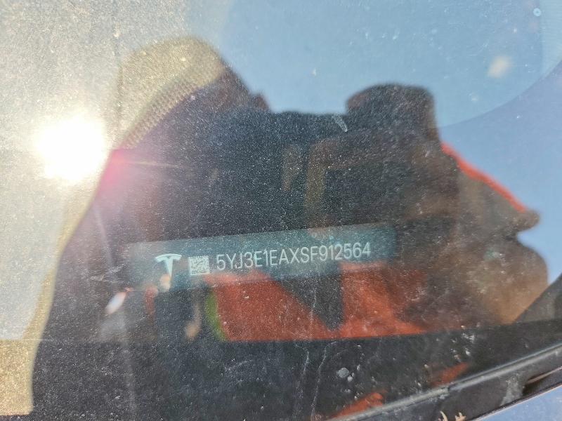 Aukcja sprzedaży 2025 Tesla Model 3, vin: 5YJ3E1EAXSF912564, numer aukcji: 53368936
