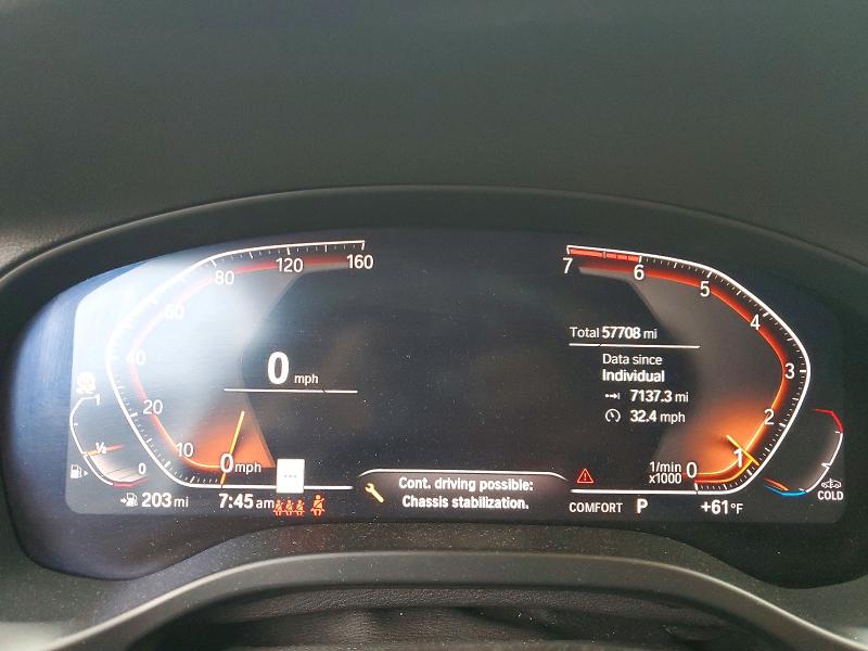 53810866 :رقم المزاد ، 5UX2V1C07LLE67724 vin ، 2020 Bmw X4 مزاد بيع