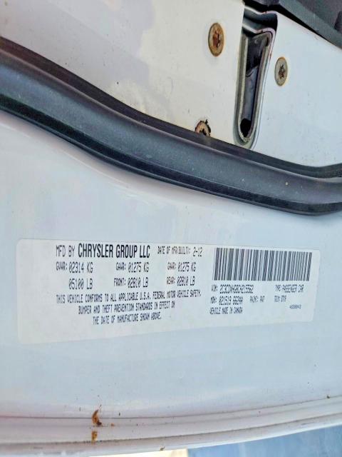 53774336 :رقم المزاد ، 2C3CDXHG8CH215562 vin ، 2012 Dodge Charger مزاد بيع