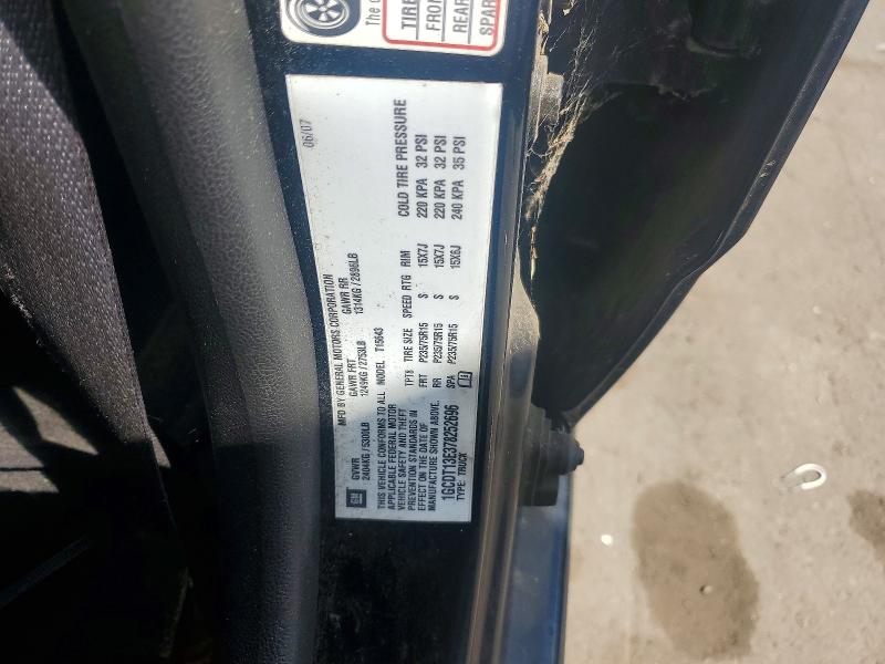 2007 Chevrolet Colorado მანქანა იყიდება აუქციონზე, vin: 1GCDT13E378252696, აუქციონის ნომერი: 55110816