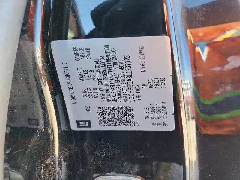 2020 Chevrolet Colorado მანქანა იყიდება აუქციონზე, vin: 1GCHSBEA3L1237123, აუქციონის ნომერი: 55489906