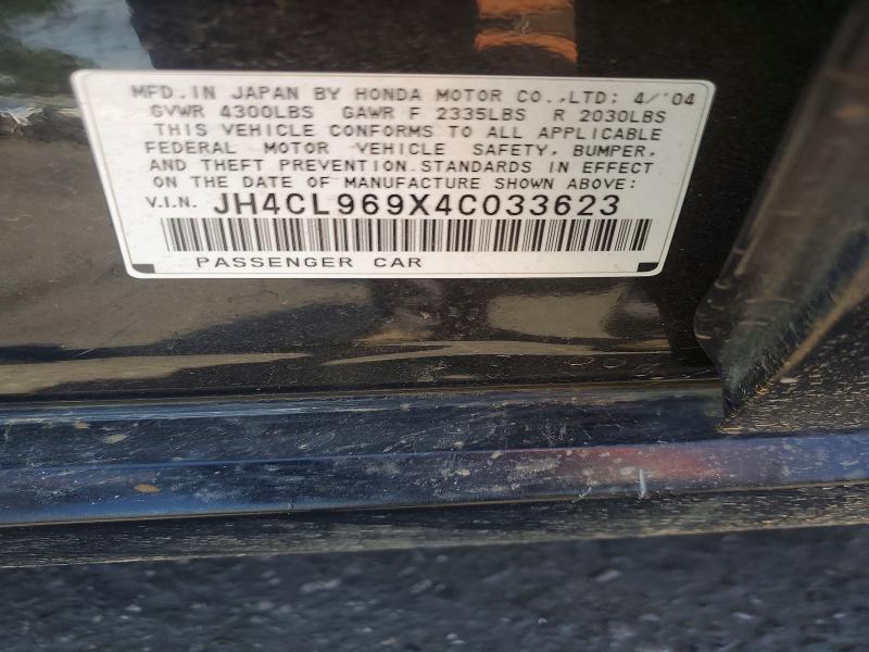 Aukcja sprzedaży 2004 Acura Tsx, vin: JH4CL969X4C033623, numer aukcji: 53668486