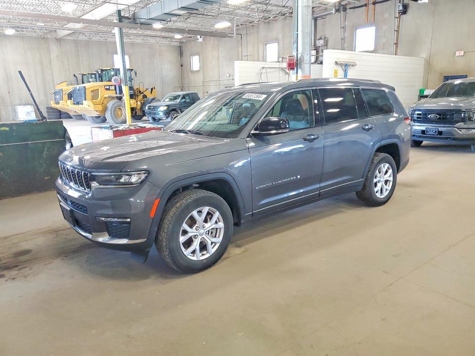 55057396 :رقم المزاد ، 1C4RJKBG5N8542763 vin ، 2022 Jeep Grand Cherokee مزاد بيع