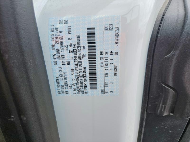 53414406 :رقم المزاد ، 1FTBR1Y80SKA87453 vin ، 2025 Ford Transit مزاد بيع