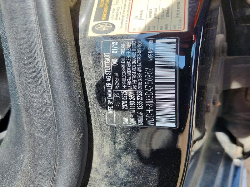 Aukcja sprzedaży 2013 Mercedes-benz E, vin: WDDHF8JB3DA756962, numer aukcji: 53992856
