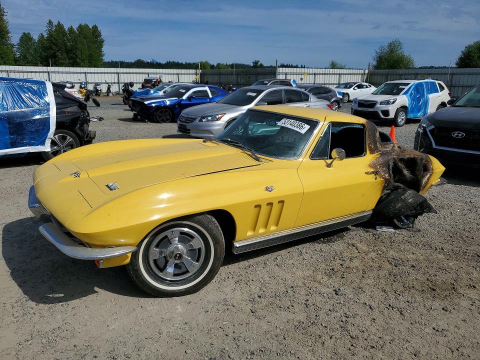 Продаж на аукціоні авто 1966 Chevrolet Corvette, vin: 194376S103344, номер лоту: 53140386
