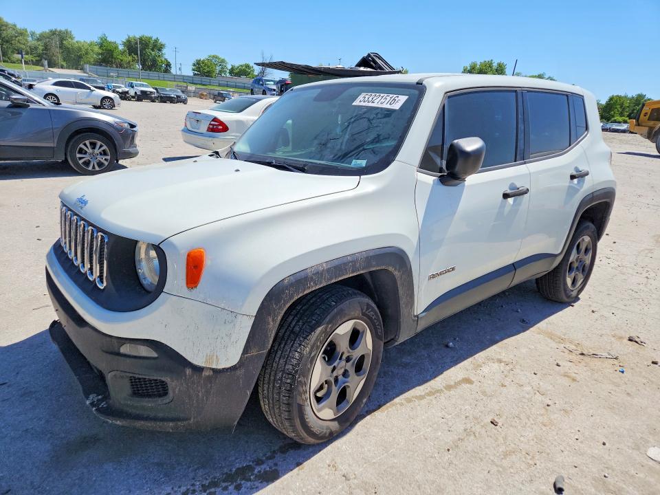 Продажа на аукционе авто 2015 Jeep Renegade, vin: ZACCJBAT0FPC19607, номер лота: 53321516