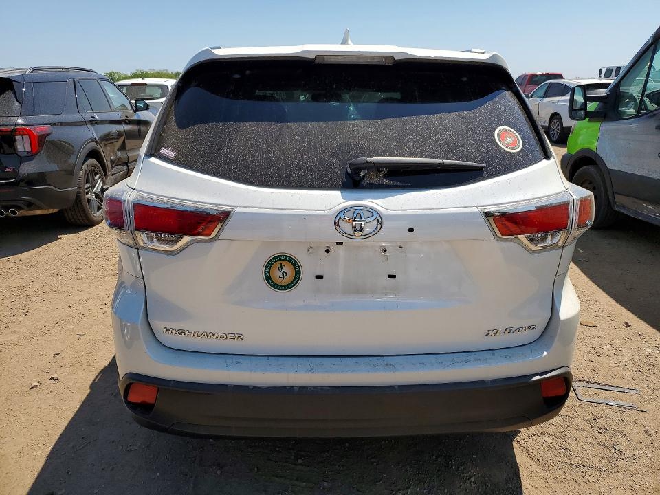 Aukcja sprzedaży 2015 Toyota Highlander, vin: 5TDJKRFHXFS127585, numer aukcji: 52962626
