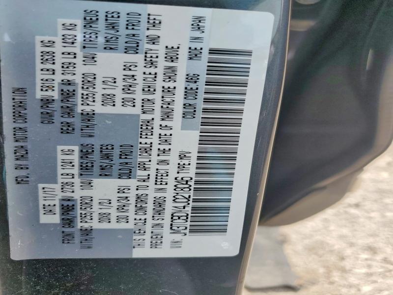 54784976 :رقم المزاد ، JM3TCBDY4J0218046 vin ، 2018 Mazda Cx-9 مزاد بيع