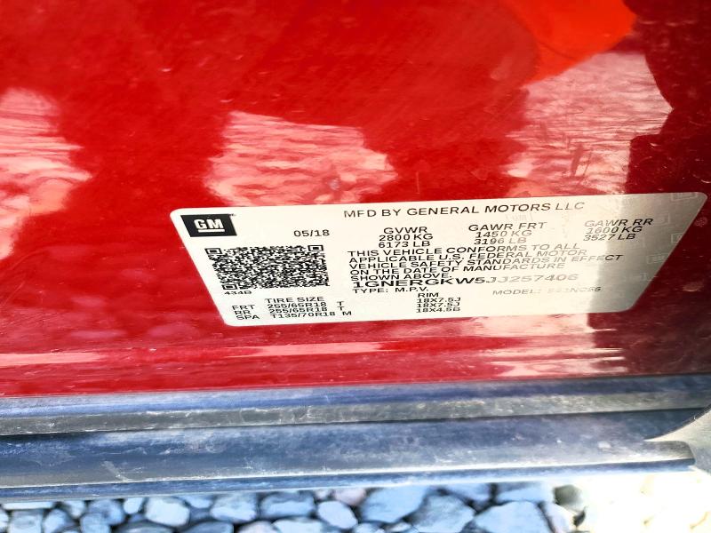 Продаж на аукціоні авто 2018 Chevrolet Traverse, vin: 1GNERGKW5JJ257406, номер лоту: 53547606