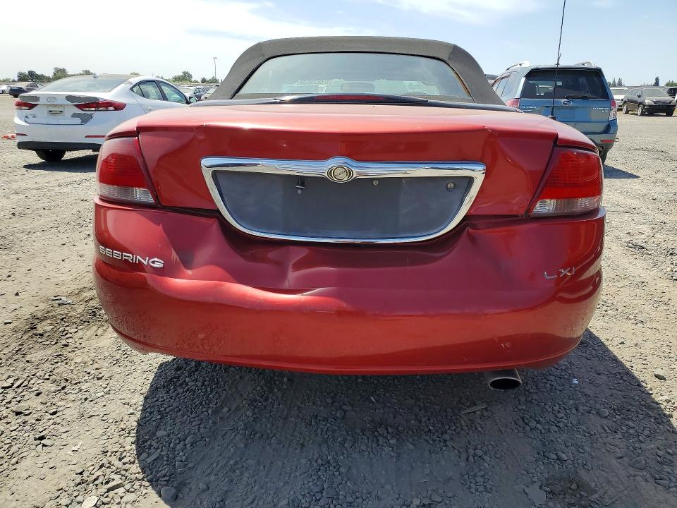 2001 Chrysler Sebring მანქანა იყიდება აუქციონზე, vin: 1C3EL55U61N601055, აუქციონის ნომერი: 54339636