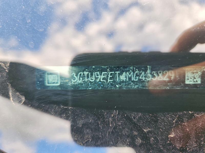 2021 Gmc Sierra მანქანა იყიდება აუქციონზე, vin: 3GTU9EET4MG433829, აუქციონის ნომერი: 53210196