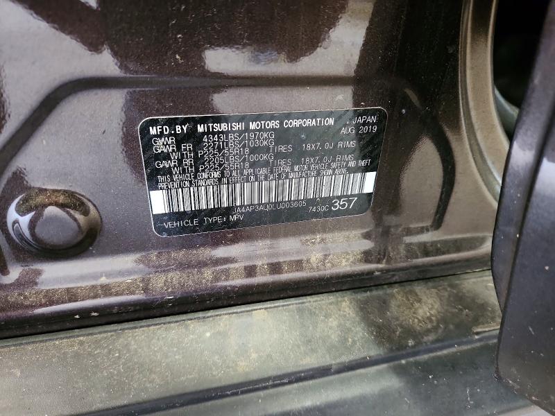 Aukcja sprzedaży 2020 Mitsubishi Outlander Sport, vin: JA4AP3AU0LU003605, numer aukcji: 54113436