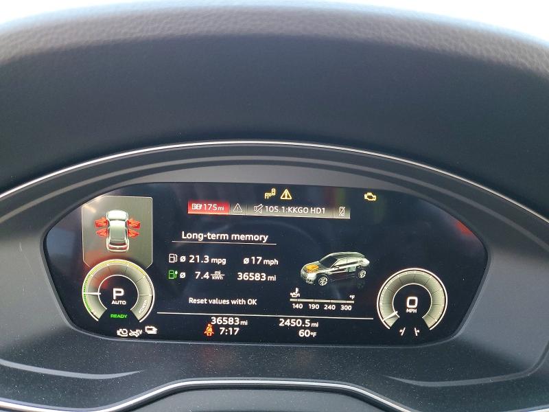 Продажа на аукционе авто 2021 Audi Q5 E, vin: WA1E2AFY2M2136539, номер лота: 52762546