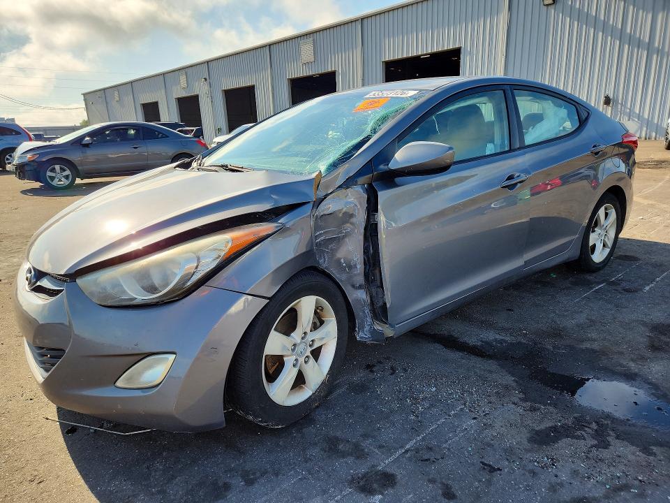 53323126 :رقم المزاد ، 5NPDH4AE9CH078277 vin ، 2012 Hyundai Elantra مزاد بيع