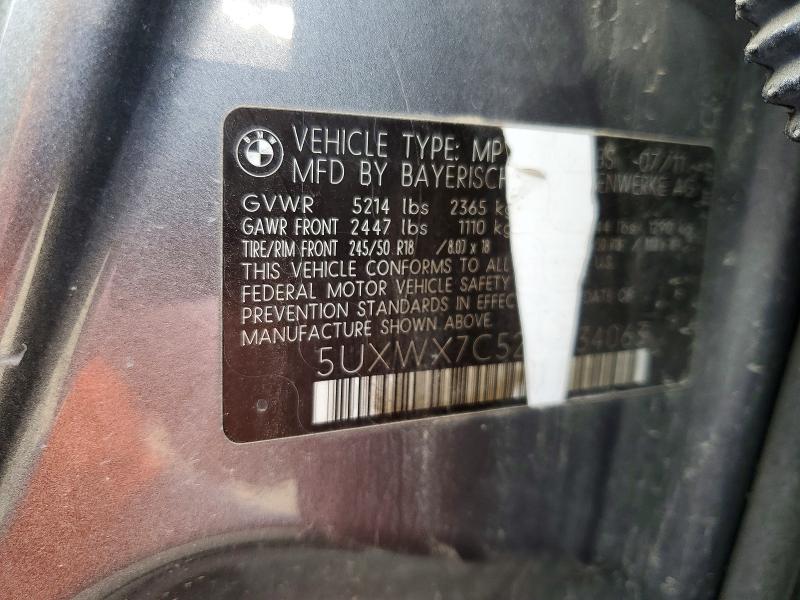 Aukcja sprzedaży 2011 Bmw X3, vin: 5UXWX7C52BL734063, numer aukcji: 55377536