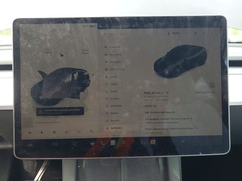53931906 :رقم المزاد ، 7SAYGDEE6PF868433 vin ، 2023 Tesla Model Y مزاد بيع