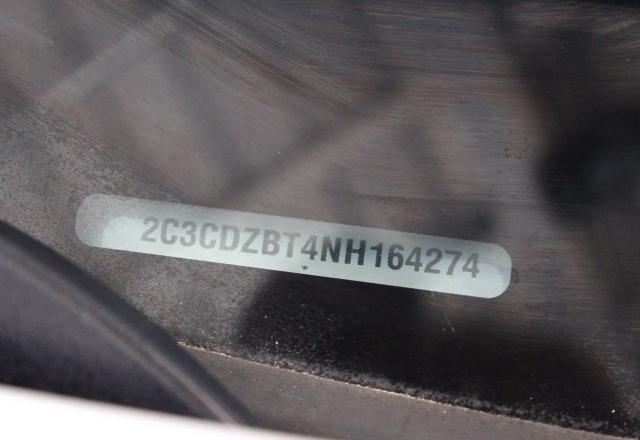 2022 Dodge Challenger მანქანა იყიდება აუქციონზე, vin: 2C3CDZBT4NH164274, აუქციონის ნომერი: 54530096