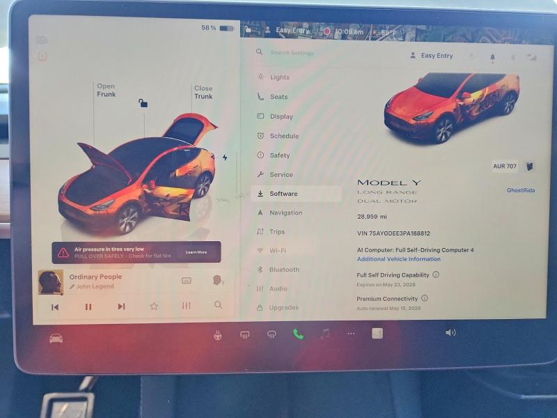 Aukcja sprzedaży 2023 Tesla Model Y, vin: 7SAYGDEE3PA188812, numer aukcji: 52920476