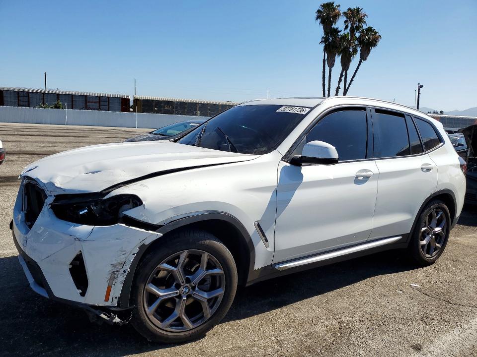 Auction sale of the 2022 Bmw X3, vin: 5UX53DP09N9J50006, lot number: 52781736