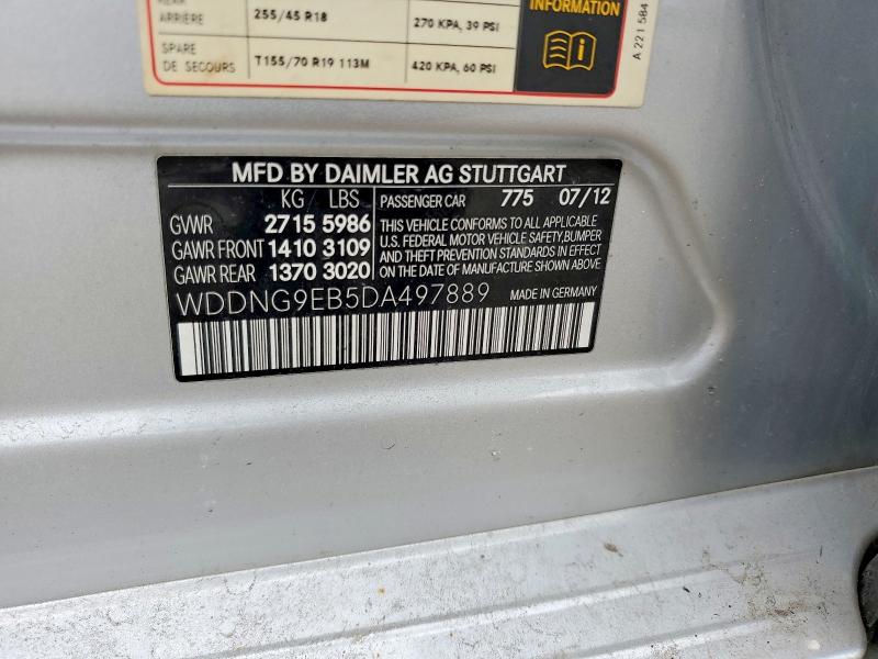Aukcja sprzedaży 2013 Mercedes-benz S, vin: WDDNG9EB5DA497889, numer aukcji: 53712216