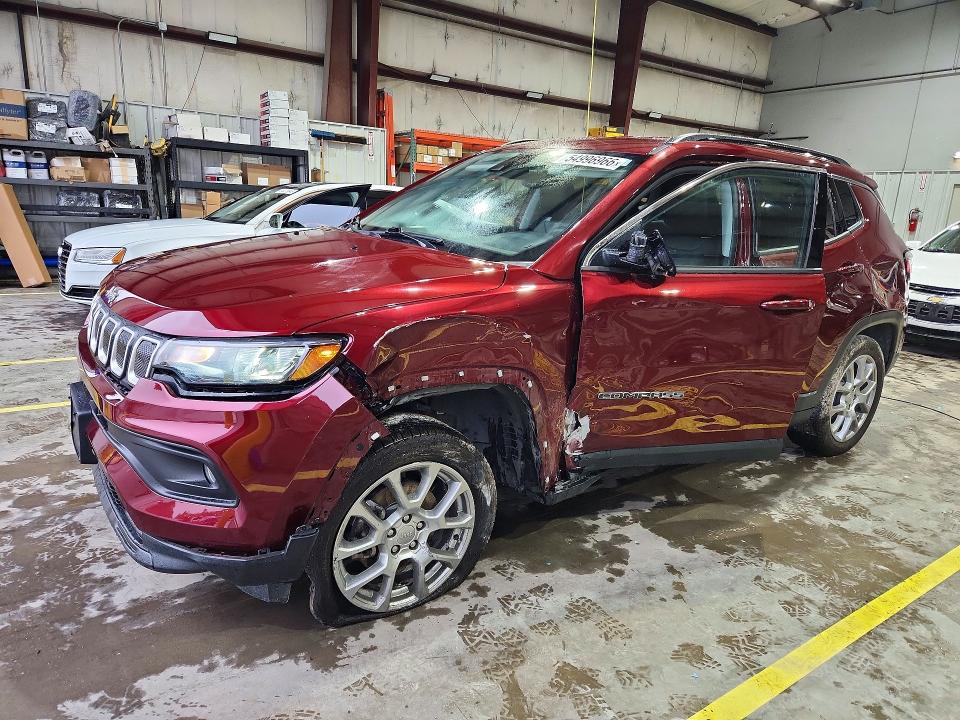 Aukcja sprzedaży 2022 Jeep Compass, vin: 3C4NJDFBXNT118019, numer aukcji: 54996966