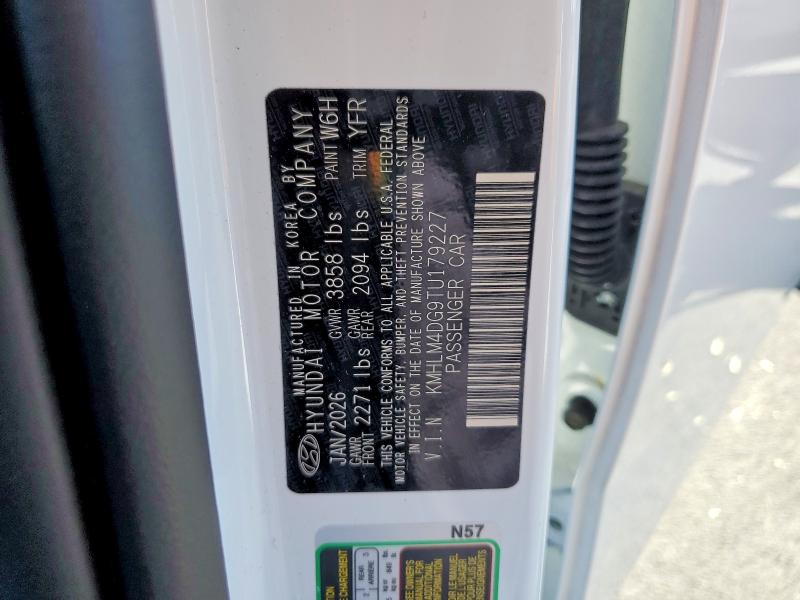 54464976 :رقم المزاد ، KMHLM4DG9TU179227 vin ، 2026 Hyundai Elantra مزاد بيع