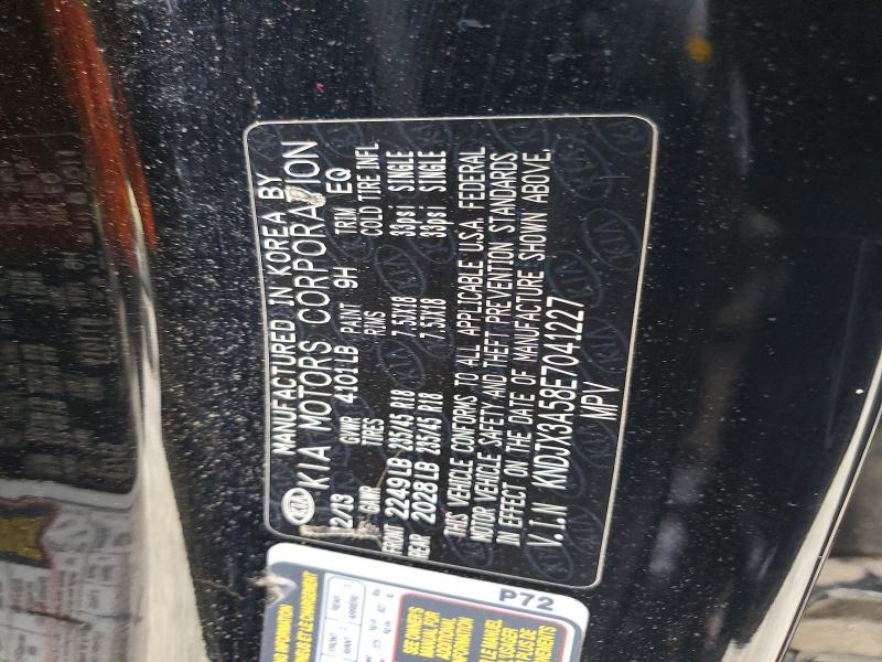 52416586 :رقم المزاد ، KNDJX3A58E7041227 vin ، 2014 Kia Soul مزاد بيع
