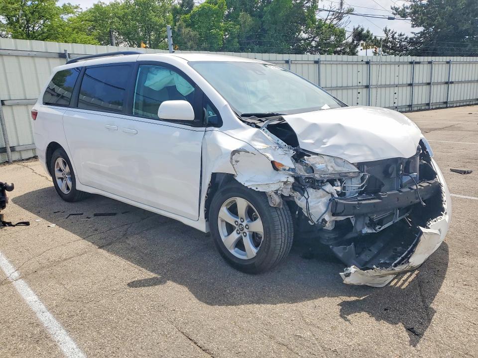 52345206 :رقم المزاد ، 5TDKZ3DC3LS023309 vin ، 2020 Toyota Sienna مزاد بيع