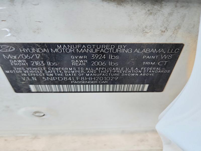 Продажа на аукционе авто 2017 Hyundai Elantra, vin: 5NPD84LF8HH201029, номер лота: 52588326