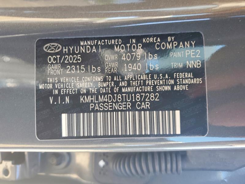 53216886 :رقم المزاد ، KMHLM4DJ8TU187282 vin ، 2026 Hyundai Elantra Hybrid مزاد بيع
