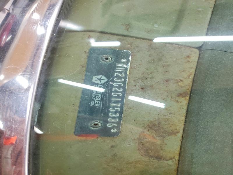 55044816 :رقم المزاد ، WH23G2G175336 vin ، 1972 Dodge Charger مزاد بيع